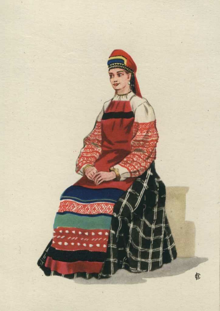 женский костюм Тамбовской губернии